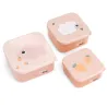 Cajitas Snack Tiny Farm Rosa 3uds