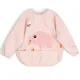 Babero Con Bolsillo Y Mangas Tiny Farm Rosa