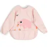 Babero Con Bolsillo Y Mangas Tiny Farm Rosa