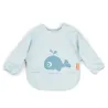 Babero Con Bolsillo y Mangas Wally Azul