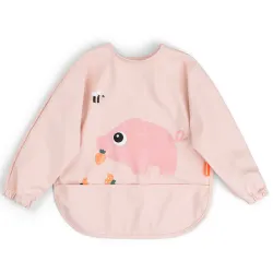 Babero Con Bolsillo Y Mangas Wally Rosa