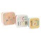 3 Cajas Almuerzo Funny Letters