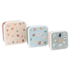 3 Cajas Almuerzo Geometric Nature