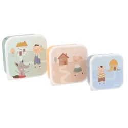 3 Cajas Almuerzo The Three Little Pigs