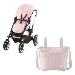 Juego Colchoneta Silla Oval + Bolso Zico Rosa