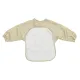 Babero Punto Con Mangas 6-18M Me-Sweet Heart Sand/Soft Sand