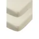 Sabana Bajera Ajustable Cuna 60 Pack 2 60X120 Cm Me-Uni Soft Sand
