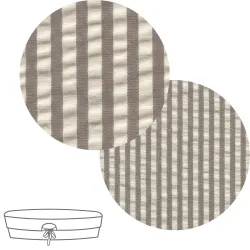 Garnitura Capazo Cremallera Reversible Derby Beige 35X75X35 Cm