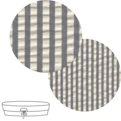 Garnitura Capazo Cremallera Reversible Derby Gris 35X75X35 Cm