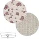 Garnitura Capazo Cremallera Reversible Naturale Rosa 35X75X35 Cm