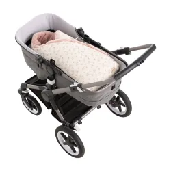 Saco Capazo Cruzado Reversible Garden Rosa 40X80X5 Cm