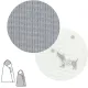 Saco Capazo Cruzado Reversible Puppy Gris 40X80X5 Cm