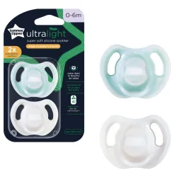 2 Chupetes Ultra Ligero 0-6 Meses
