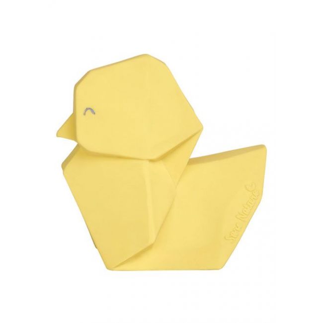 Mordedor Nature Toy Patito Origami Amarillo