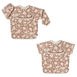 Babero Mangas Evolutivo 2en1 Savannah Bloom