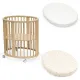 Minicuna Stokke Sleepi Mini V3 con Colchón y Sábana Bajera