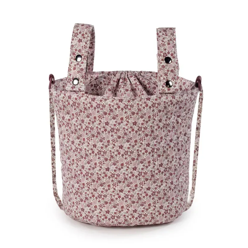Bolsa Bucket Cherry Flores