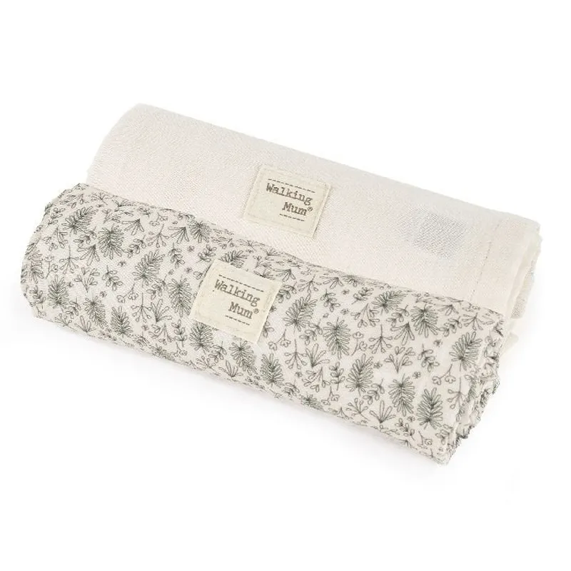 Set/ 2 Muselinas 70x70 Cm Gala Mint