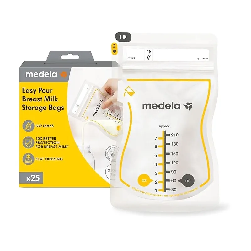 Bolsas De Almacenamiento De Leche Easy Pour 25 Un