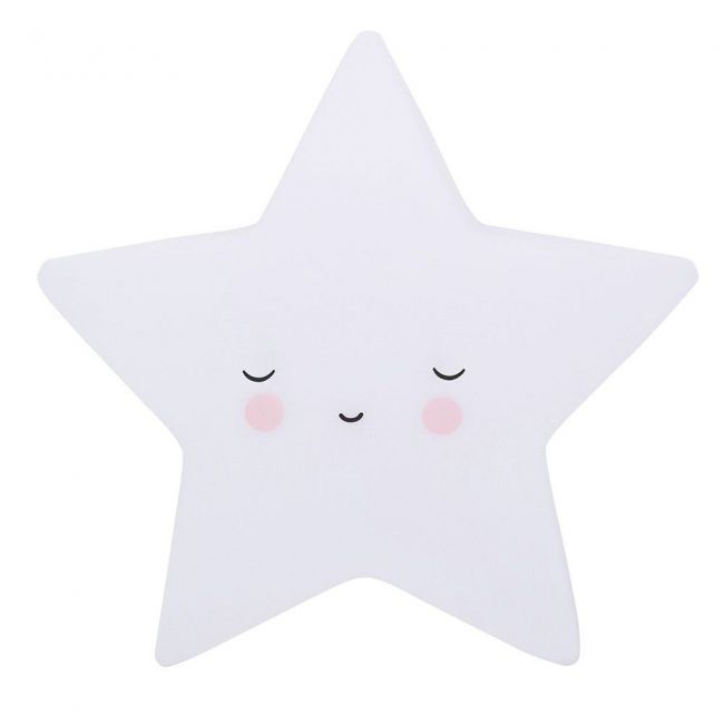 Lâmpada Led Quitamiedos Sleeping Star Estrela Branca Little Lovely