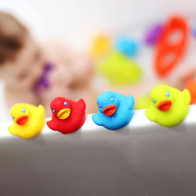 Patitos para el Baño Bebé Brillante (sin agujero)