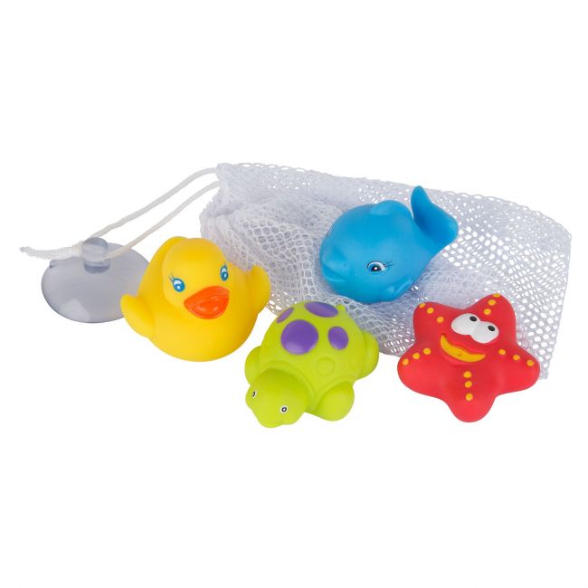Set de Amiguitos para el Baño con Red de Almacenamiento