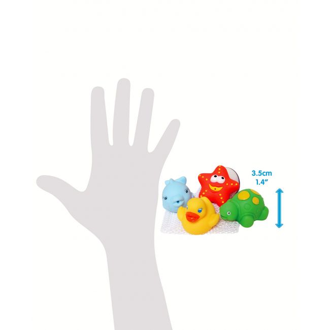 Set de Amiguitos para el Baño con Red de Almacenamiento