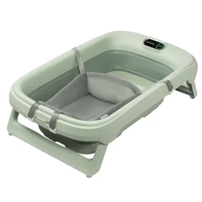 Bañera Maxicosi Indigo Plus + Soporte Recién Nacido Sage Green