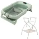 Bañera Maxicosi Indigo Plus Sage Green incluye Soporte Recién Nacido y Soporte Elegance Beige