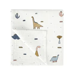 Muselina Bambu 120x120 Dinosaurius
