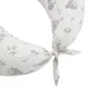 Cojin De Lactancia Luna 80X185X16Cm Globe Crudo
