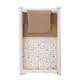 Minicuna Tijera Madera Senda Beige/Bco 55X87X74Cm