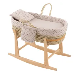 Moises Bebe Mio Cuco + Patas Indiana Beige/Flores 39X80X61Cm