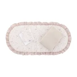 Pack Colcha Capazo Abete Beige 35X75X1Cm