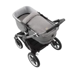 Saco Capazo + Colchoneta Polo Black 35X80X6Cm