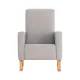Sillon De Lactancia Liso E Gris 70X70X104Cm