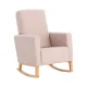 Sillon De Lactancia Liso E Rosa 70X70X104Cm