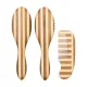 Set 3 Piezas Cepillo-Peine Bambú N Me-Uni S.Natural/Walnut