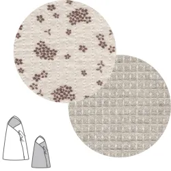 Saco Capazo Cruzado Revers. Naturale Marron 40X80X5Cm