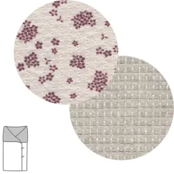 Saco Capazo X Sin Capucha Naturale Rosa 33X70X5Cm