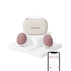 Sacaleches Doble Portatil M9 Unico Granate