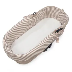 Cubre Cuco Dual + Funda Colchon Praline Vichy Moka