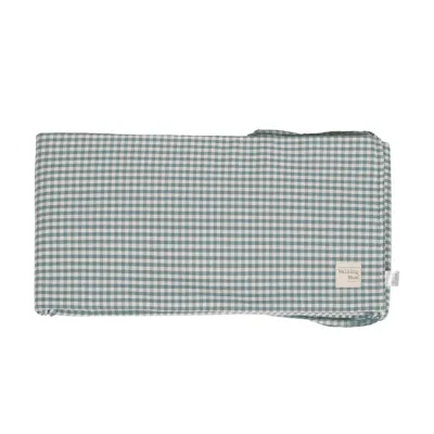 Protector Cuna 120x60 Cm  Praline Vichy/rayas Matcha