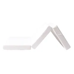 Colchon Plegable Blanco Rizo