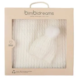 Set Manta+gorrito Punto Smg 000 01 Blanco