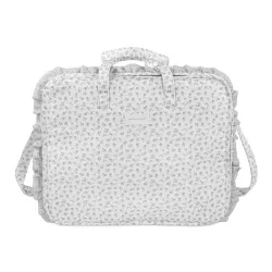 Maleta Little Bloom Flor Gris