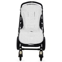 Colchoneta Little Bloom Flor Gris