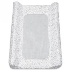 Cambiador Little Bloom Home Con Funda Flor Gris