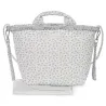 Bolsa Canastilla Little Bloom Flor Gris