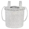 Bolsa Bucket Little Bloom Flor Gris